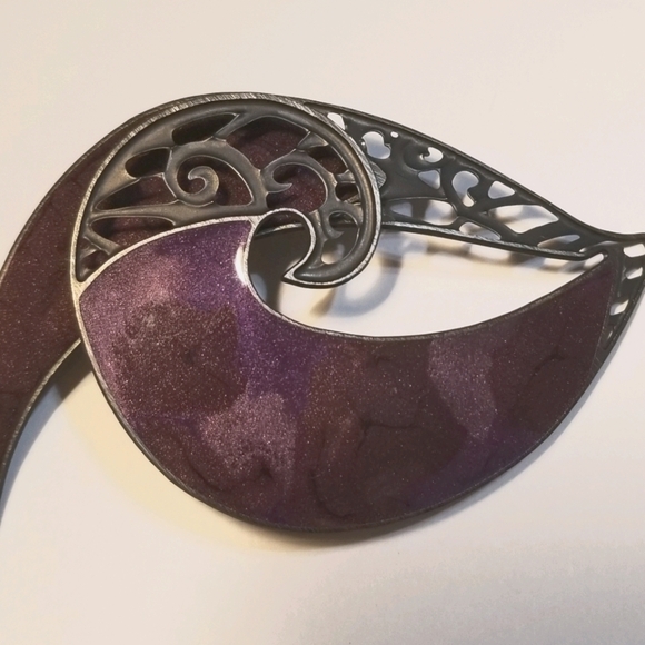 EDGAR Berebi MODERNIST Enamel Brooch - Picture 6 of 6